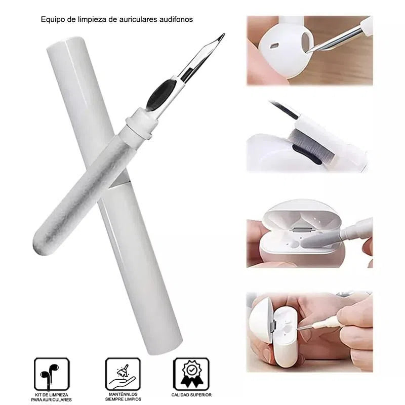 Kit de Limpieza de Auriculares Celular Teclado Mouse Periféricos Dreizt Blanco