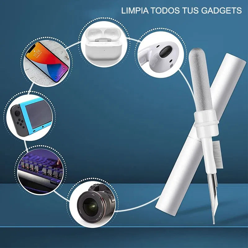 Kit de Limpieza de Auriculares Celular Teclado Mouse Periféricos Dreizt Blanco