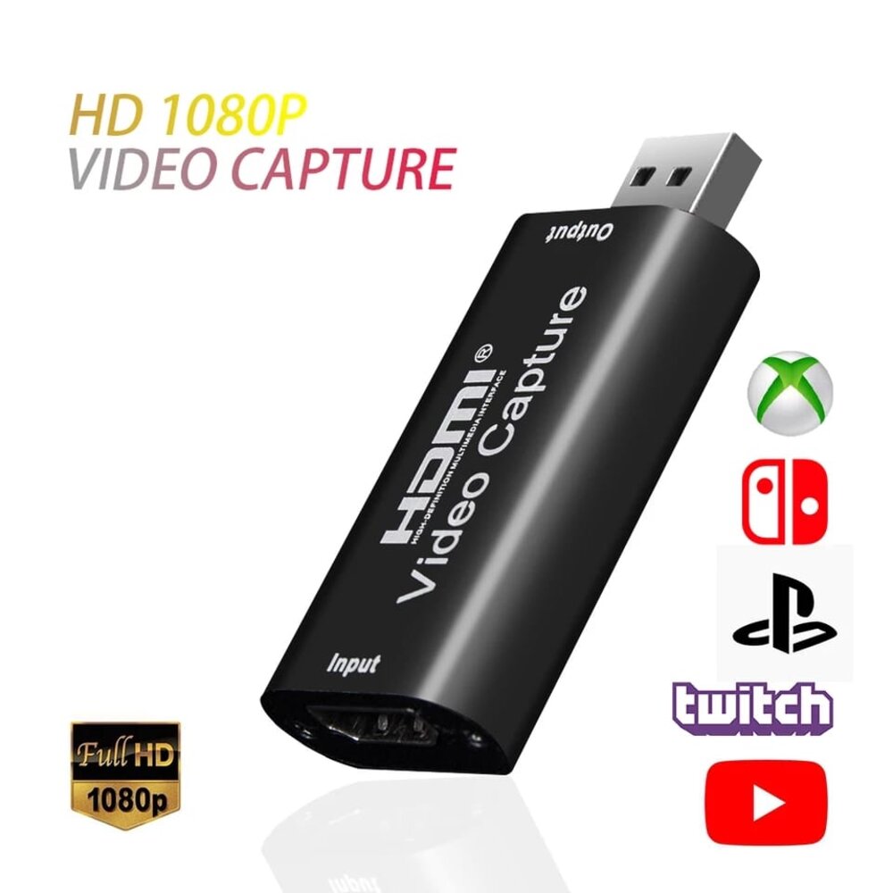 HDMI Usb 4k Capturador de Video Interlud + Cable HDMI 3 en 1