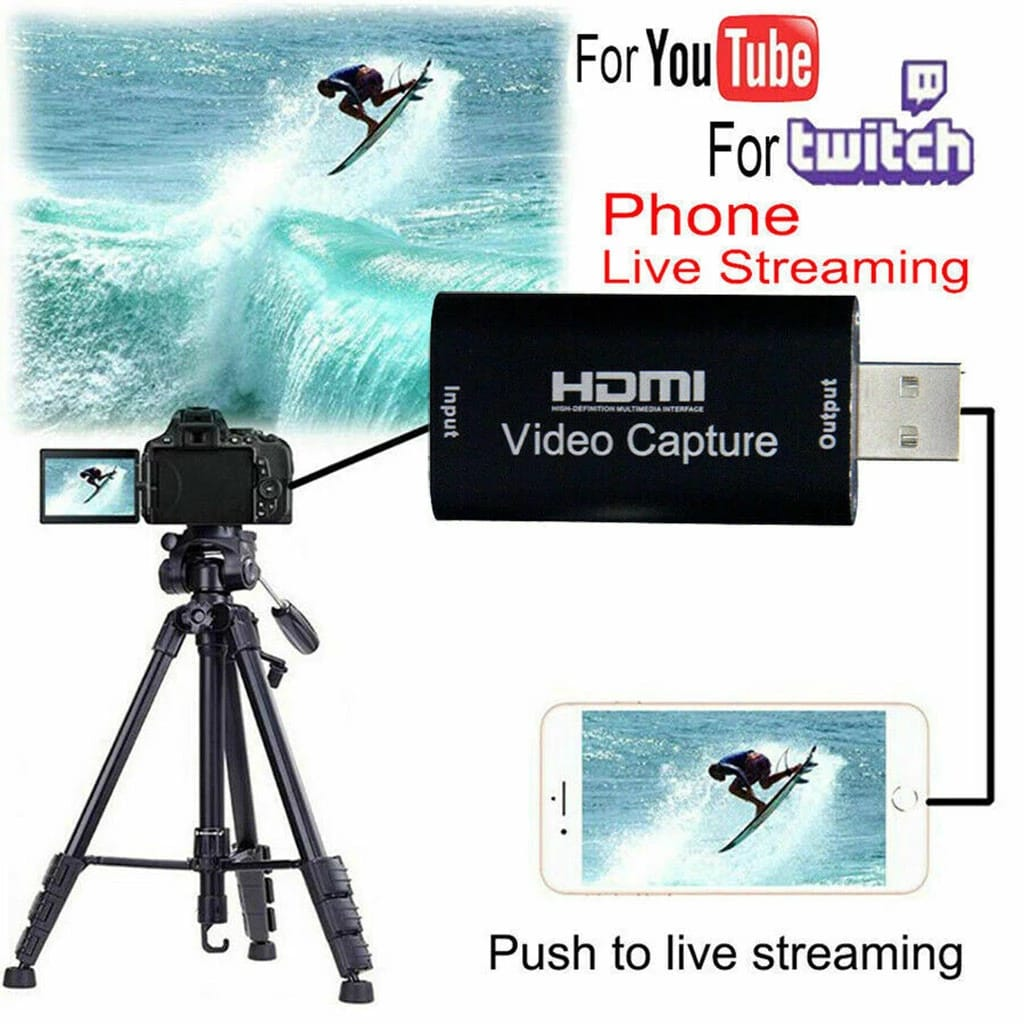 HDMI Usb 4k Capturador de Video Interlud + Cable HDMI 3 en 1