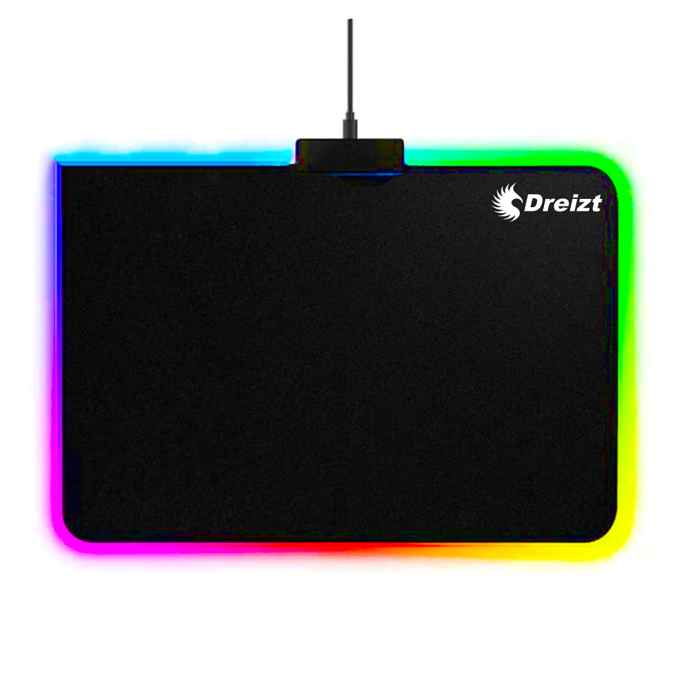 Mousepad Gamer Dreizt Rgb Multicolor 30cm X 25cm